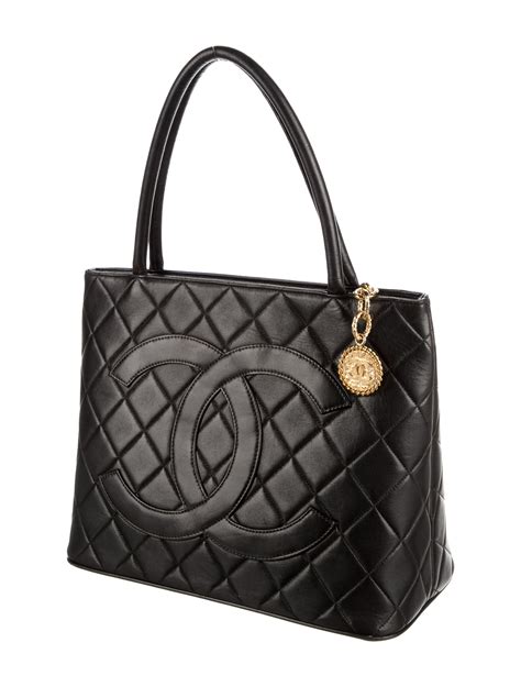 chanel lambskin medallion tote|Chanel 101: The Medallion Tote .